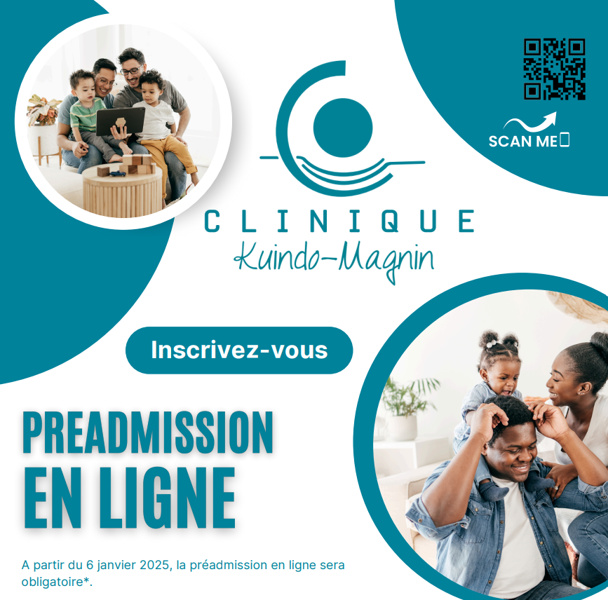 Préadmission en ligne !